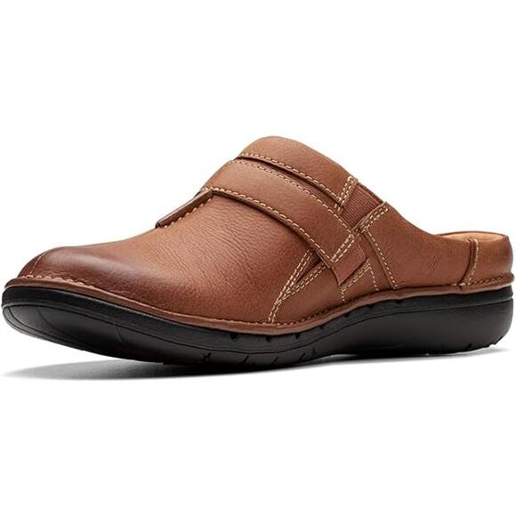 NWT Clarks Unisex Un Loop Ease Sneaker, Dark Tan -Size 8 US Women  - Picture 2 of 7